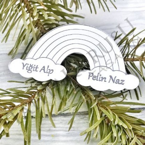 Pleksi ayna lazer kesim Gökkuşağı